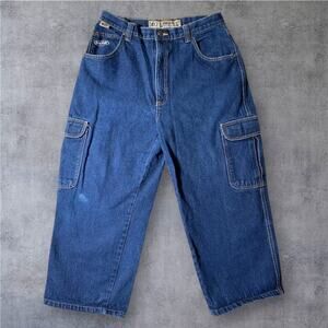Culture Jeans Y2K Carpenter Denim 30x24.5 Dark Wash Baggy Skater Vintage Utility